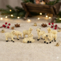 Preview: Handbemalte Krippenfiguren Schafherde 7-tlg., ca. 2,5 cm, T 089-7